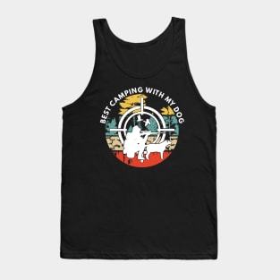 Best Camping With My Dog Tank Top